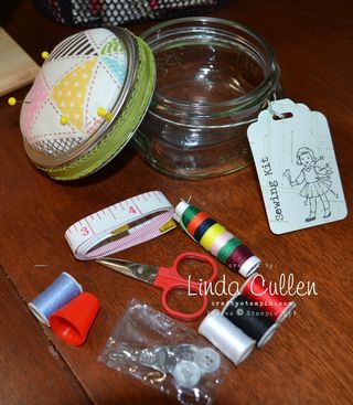 Sewing kit tag