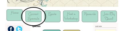 Current Specials tool bar