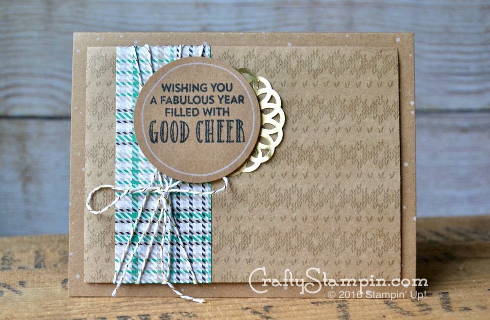 Stampin Scoop Recap - Episode 21 - Stitched with Cheer Kit | Stampin Up Demonstrator Linda Cullen | Stitched with Cheer Stamp Set; Stitched with Cheer Project Kit
