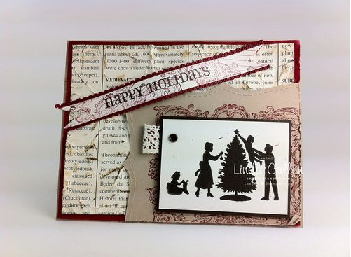 Distressed Holiday Card