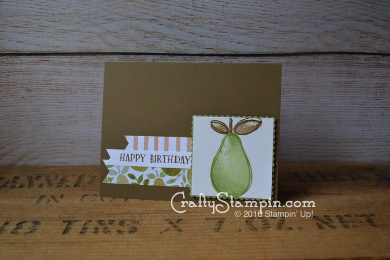 Masculine Birthday Pear