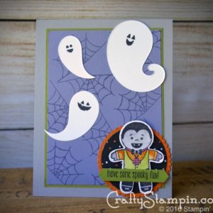 DRACULA & GHOST – COOKIE CUTTER HALLOWEEN MEETS PAISLEY FRAMELITS | Stampin Up Demonstrator Linda Cullen | Crafty Stampin’ | Purchase your Stampin’ Up Supplies | Cookie Cutter Halloween stamp set | Paisley Framelits