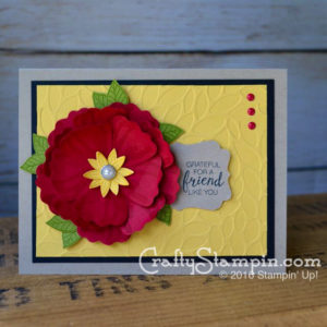 FLOWER POWER, BUNCH OF BLOSSOMS & PETAL BURST | Stampin Up Demonstrator Linda Cullen | Crafty Stampin’ | Purchase your Stampin’ Up Supplies | Bunch of Blossoms Stamp Set | Blossom Builder punch | Petal Burst Embossing Folder