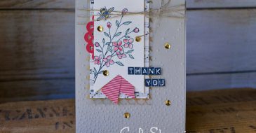 TOUCHES OF TEXTURE THANK YOU | Stampin Up Demonstrator Linda Cullen | Crafty Stampin’ | Purchase your Stampin’ Up Supplies | Touches of Texture Stamp Set | Labeler Alphabet Stamp Set