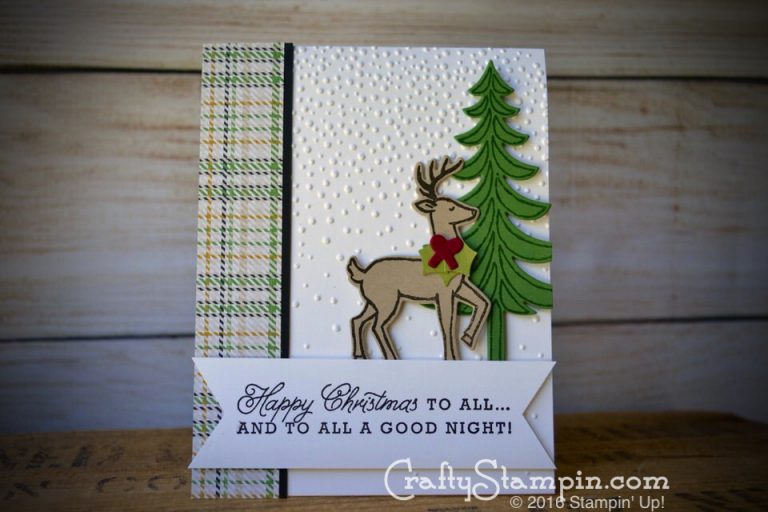 SANTA’S SLEIGH | Stampin Up Demonstrator Linda Cullen | Crafty Stampin’ | Purchase your Stampin’ Up Supplies | Santa’s Sleigh stamp set | Greetings from Santa stamp set