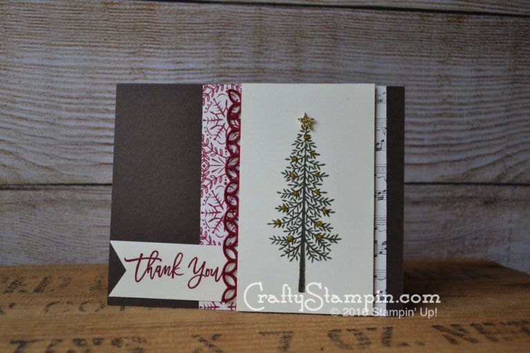 Christmas Thank You with Thoughtful Branches