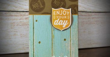 BADGES & BANNERS BIRTHDAY FOR A 10YO BOY | Stampin Up Demonstrator Linda Cullen | Crafty Stampin’ | Purchase your Stampin’ Up Supplies | Badges & Banners Stamp Set | Serene Scenery DSP Stack