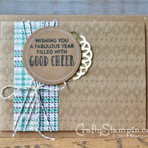 Stampin Scoop Recap - Episode 21 - Stitched with Cheer Kit | Stampin Up Demonstrator Linda Cullen | Stitched with Cheer Stamp Set; Stitched with Cheer Project Kit