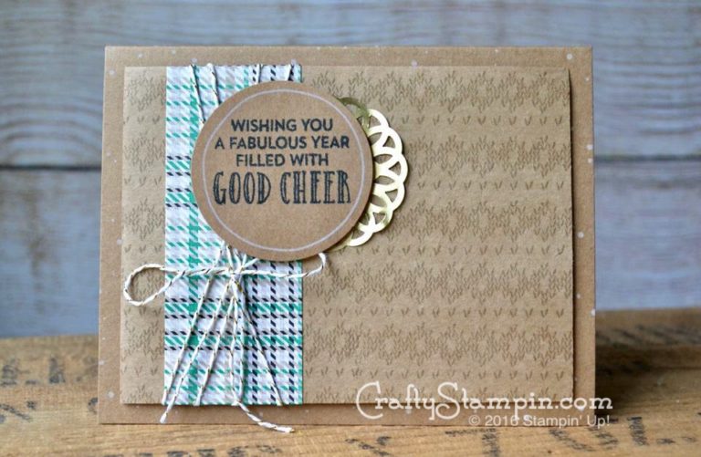 Stampin Scoop Recap - Episode 21 - Stitched with Cheer Kit | Stampin Up Demonstrator Linda Cullen | Stitched with Cheer Stamp Set; Stitched with Cheer Project Kit