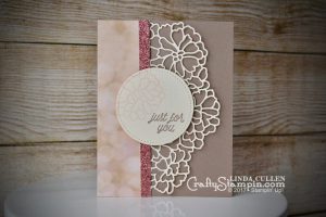 Delicate So Detailed For You | Stampin Up Demonstrator Linda Cullen | Crafty Stampin’ | Purchase your Stampin’ Up Supplies | So in Love Stamp Set | So Detailed Thinlits | Falling in Love DSP