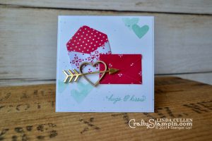 CASE-ing the Catalog - Glassine treat bag & note card | Stampin Up Demonstrator Linda Cullen | Crafty Stampin’ | Purchase your Stampin’ Up Supplies | Sealed with Love Stamp Set | Sweet & Sassy Framelits Dies | Sending Love Glassine | Sending Love DSP