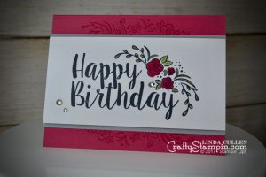 Big on Birthday's | Stampin Up Demonstrator Linda Cullen | Crafty Stampin’ | Purchase your Stampin’ Up Supplies | Big on Birthdays Stamp Set