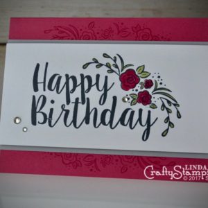 Big on Birthday's | Stampin Up Demonstrator Linda Cullen | Crafty Stampin’ | Purchase your Stampin’ Up Supplies | Big on Birthdays Stamp Set