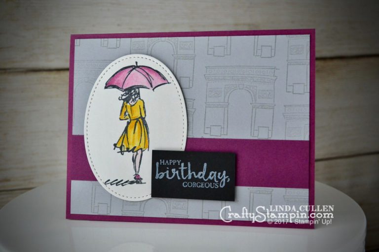 Beautiful You | Stampin Up Demonstrator Linda Cullen | Crafty Stampin’ | Purchase your Stampin’ Up Supplies | Beautiful You Stamp Set | Chase Your Dreams Stamp Set | Stitched Shapes Framelits Dies