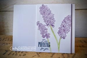 Get Well Soon, I'm praying for you | Stampin Up Demonstrator Linda Cullen | Crafty Stampin’ | Purchase your Stampin’ Up Supplies | Help Me Grow Stamp Set | Strength & Prayers stamp set