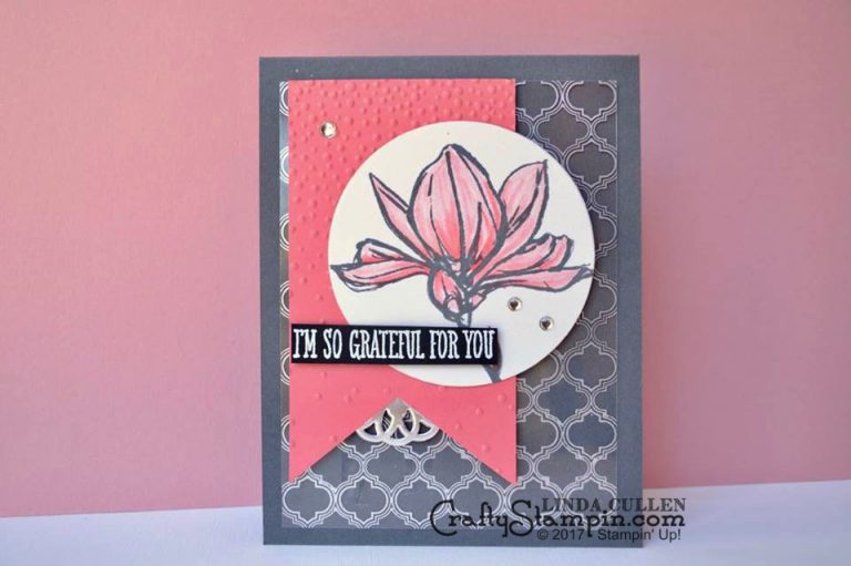 Tutorial: So Grateful for You – Watercolored Remarkable You Stamp