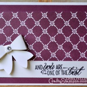 Stampin Up Demonstrator Linda Cullen | Crafty Stampin’ | Purchase your Stampin’ Up Supplies |