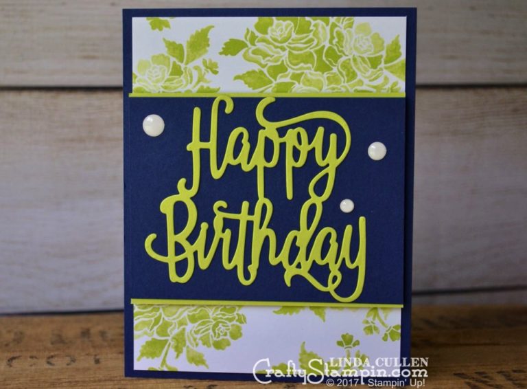 Stampin Up Demonstrator Linda Cullen | Crafty Stampin’ | Purchase your Stampin’ Up Supplies |