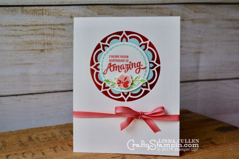 Eastern Palace Window Birthday Card