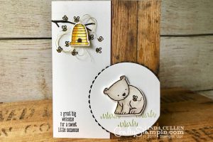 Coffee & Crafts Class: A Little Wild | Stampin Up Demonstrator Linda Cullen | Crafty Stampin’ | Purchase your Stampin’ Up Supplies | A Little Wild Stamp Set | Little Ones Framelits | Wood Textures Designer Series Paper