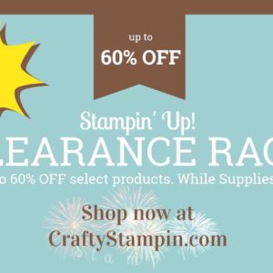 Clearance Rack Crafty Stampin Linda Cullen