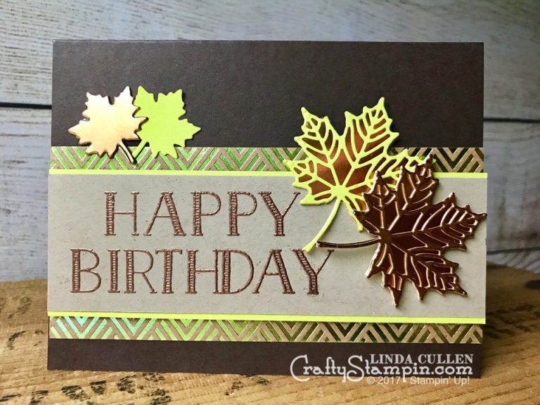 Masculine Fall Birthday Card