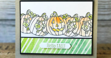 Seasonal Chums Pumpkin Patch | Stampin Up Demonstrator Linda Cullen | Crafty Stampin’ | Purchase your Stampin’ Up Supplies | Seasonal Chums Stamp Set | Painted Autumn Designer Series Paper Stack | Classic Label Punch | Merry Cafe stamp set