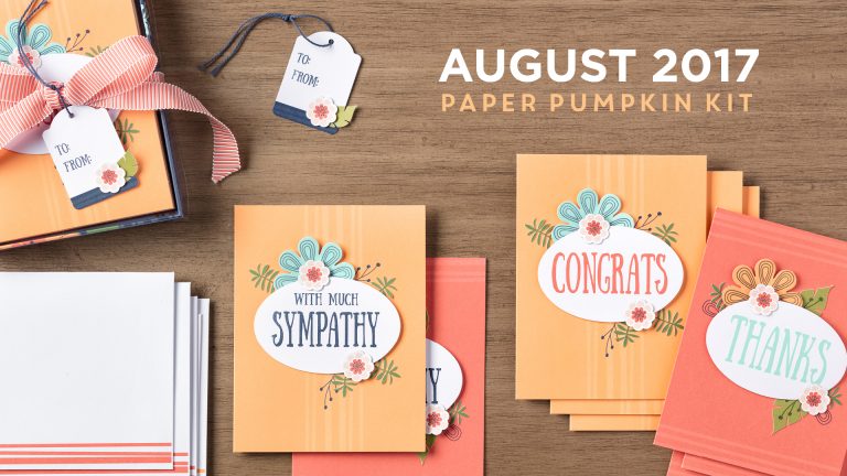 Coffee & Crafts:  August Paper Pumpkin Alternative