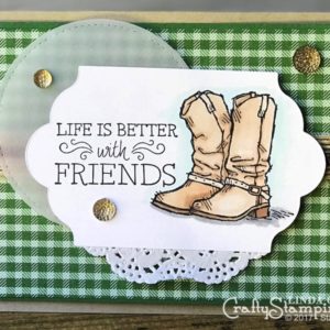 Coffee & Crafts Class: Country Livin' with Stampin Blends | Stampin Up Demonstrator Linda Cullen | Crafty Stampin’ | Purchase your Stampin’ Up Supplies | Country Livin’ Stamp Set | Just Add Text Stamp Set | Lots Of Labels Framelits | Quilted Christmas Designer Series Paper | Stampin Blends