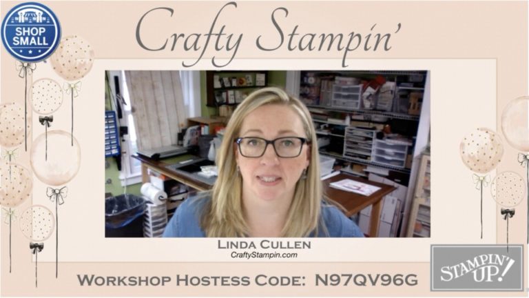 Stampin Up Demonstrator Linda Cullen | Crafty Stampin’ | Purchase your Stampin’ Up Supplies |