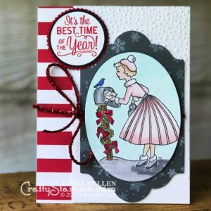 Coffee & Crafts Class: Christmas in the Making | Stampin Up Demonstrator Linda Cullen | Crafty Stampin’ | Purchase your Stampin’ Up Supplies | Christmas in the making Stamp Set | Stampin Blends | Christmas Around the World Designer Series Paper