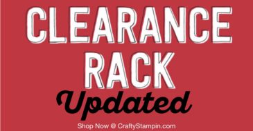 Clearance Rack | Stampin Up Demonstrator Linda Cullen | Crafty Stampin’ | Purchase your Stampin’ Up Supplies