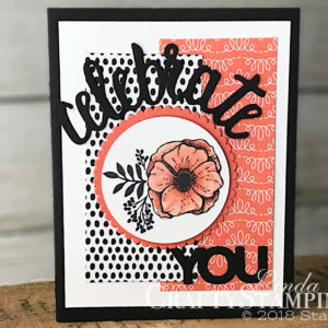 Amazing You - Goodbye to Sale-a-bration | Spring Sampler | Stampin Up Demonstrator Linda Cullen | Crafty Stampin’ | Purchase your Stampin’ Up Supplies | Amazing You Stamp Set | Celebrate You Thinlits | Bubble & Fizz Designer Series Paper |
