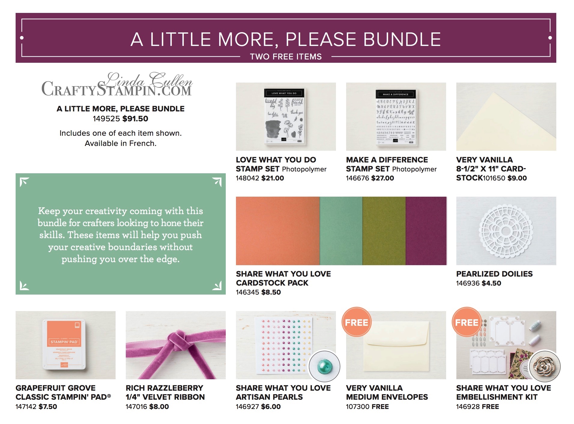 Stampin Scoop Recap - Episode 53 - Share What You Love Early Release Bundles | Stampin Up Demonstrator Linda Cullen | Crafty Stampin’ | Purchase your Stampin’ Up Supplies