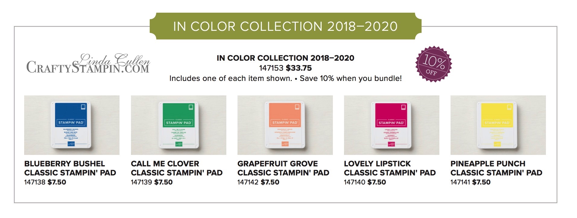 Stampin Scoop Recap - Episode 53 - Share What You Love Early Release Bundles | Stampin Up Demonstrator Linda Cullen | Crafty Stampin’ | Purchase your Stampin’ Up Supplies