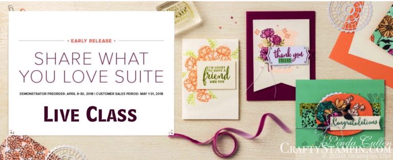 Stampin Scoop Recap - Episode 53 - Share What You Love Early Release Bundles | Stampin Up Demonstrator Linda Cullen | Crafty Stampin’ | Purchase your Stampin’ Up Supplies