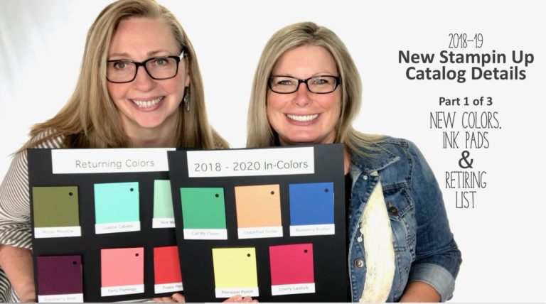 Stampin Scoop Recap – Episode 51 – New Catalog Transition – New Colors, Ink pads, and Retiring List
