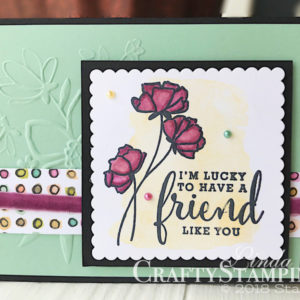 Share What You Love - Lucky Friend | Stampin Up Demonstrator Linda Cullen | Crafty Stampin’ | Purchase your Stampin’ Up Supplies | Share What You Love Gotta Have It All Bundle