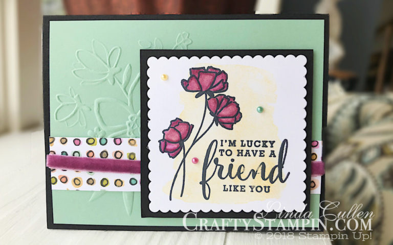 Share What You Love - Lucky Friend | Stampin Up Demonstrator Linda Cullen | Crafty Stampin’ | Purchase your Stampin’ Up Supplies | Share What You Love Gotta Have It All Bundle