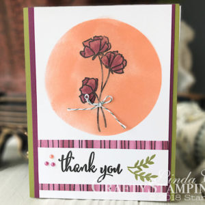 Share What You Love - Grapefruit Highlight | Stampin Up Demonstrator Linda Cullen | Crafty Stampin’ | Purchase your Stampin’ Up Supplies | Love What You Do Stamp Set | Share What You Love Specialty Designer Series Paper | Layering Circles Frameltis | Share What You Love Embellishment Kit