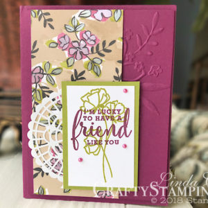 Share What You Love - Lucky Friend | Stampin Up Demonstrator Linda Cullen | Crafty Stampin’ | Purchase your Stampin’ Up Supplies | Share What You Love Gotta Have It All Bundle