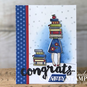 Hand Delivered Congrats Grad | Stampin Up Demonstrator Linda Cullen | Crafty Stampin’ | Purchase your Stampin’ Up Supplies | Hand Delivered Stamp Set | Sunshine Sayings stamp set | Sunshine Wishes Thinlits Dies | Birthday Backgrounds | Stampin Blends |