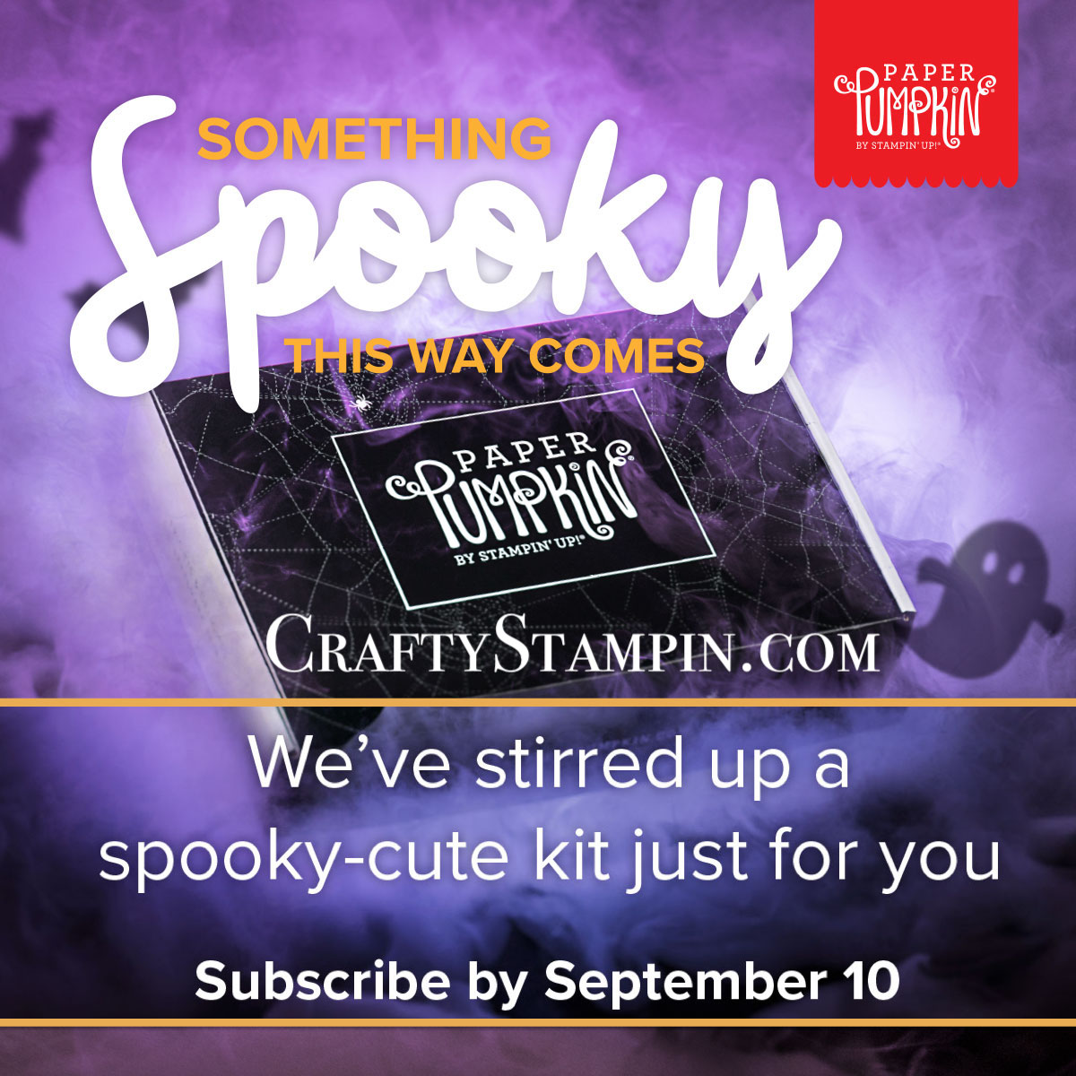 Something Spooky September Paper Pumpkin Crafty Stampin Linda Cullen