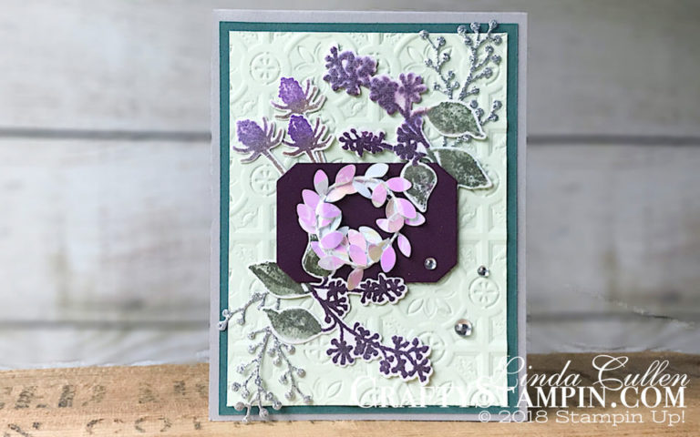 Frosted Floral Iridescent Wreath