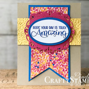 Big Wishes Garden Impressions | Stampin Up Demonstrator Linda Cullen | Crafty Stampin’ | Purchase your Stampin’ Up Supplies | Big Wish Stamp Set | Garden Impressions Designer Series Paper | Stitched Labels Framelits | Layering Ovals Framelits Dies | Stitched Shapes Framelits Dies | Petal Pair Textured Impressions Embossing Folder