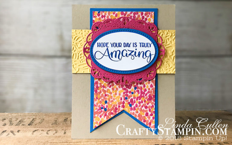 Big Wishes Garden Impressions | Stampin Up Demonstrator Linda Cullen | Crafty Stampin’ | Purchase your Stampin’ Up Supplies | Big Wish Stamp Set | Garden Impressions Designer Series Paper | Stitched Labels Framelits | Layering Ovals Framelits Dies | Stitched Shapes Framelits Dies | Petal Pair Textured Impressions Embossing Folder