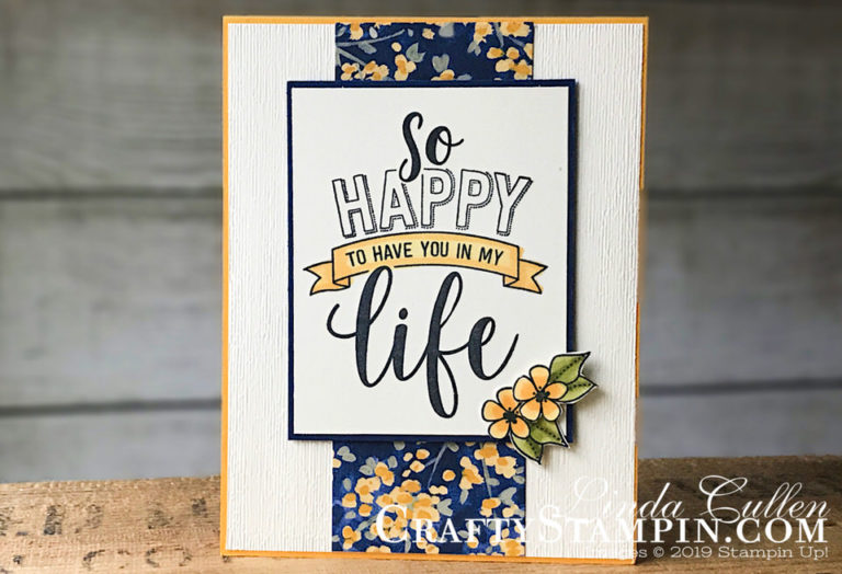 Amazing Life Garden Impressions | Stampin Up Demonstrator Linda Cullen | Crafty Stampin’ | Purchase your Stampin’ Up Supplies | Amazing Life Stamp Set | Garden Impressions | Subtle Dynamic Textured Impressions Embossing Folder | Stampin Blends