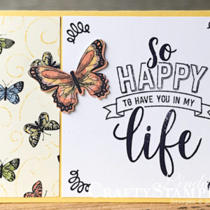 Amazing Life Botanical Butterfly | Stampin Up Demonstrator Linda Cullen | Crafty Stampin’ | Purchase your Stampin’ Up Supplies | Amazing Life Stamp Set | Botanical Butterfly Designer Series Paper | Butterfly Duet Punch