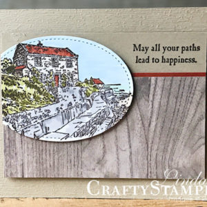By The Bay Masculine card | Stampin Up Demonstrator Linda Cullen | Crafty Stampin’ | Purchase your Stampin’ Up Supplies | By The Bay Stamp Set | Wood Texture Designer Series Paper | Subtle Dynamic Textured Impressions Embossing Folder