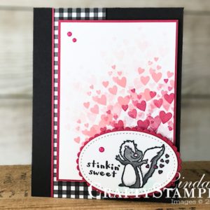 Coffee & Crafts Class: Hey Love, Stinkin' Sweet Valentine's | Stampin Up Demonstrator Linda Cullen | Crafty Stampin’ | Purchase your Stampin’ Up Supplies | Hey Love Stamp Set | Forever Lovely stamp set | Botanical Butterfly Designer Series Paper | Happiness Blooms Enamel Dots | Stitched Shapes Framelits Dies | Layering Ovals Framelits Dies | Stampin’ Blends